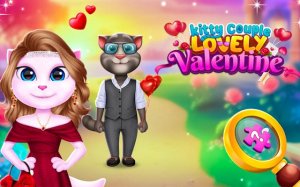 Kitty Couple Lovely Valentine Dress Up & Puzzle Online Game - Puzzle Game