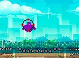 Flying Grimace Arcade Shooter